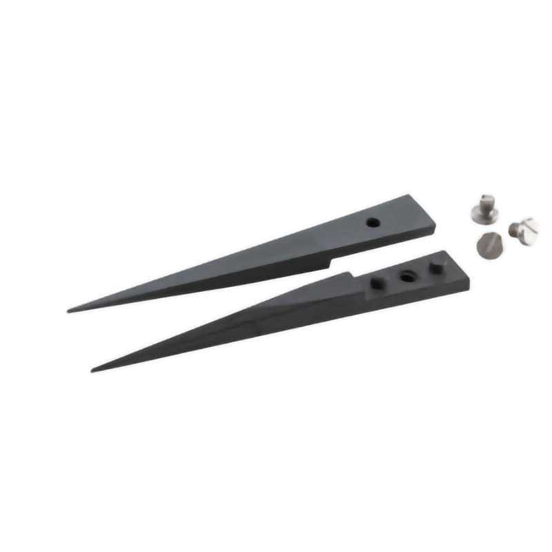 ESD Ceramic Tweezer Tips, Style 73, Zirconia Tips for 73ZJ.SA, Pointed, 2.0"